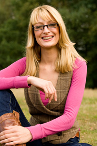 photo of woman with braces